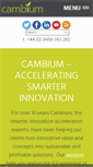 Mobile Screenshot of cambiumllp.com